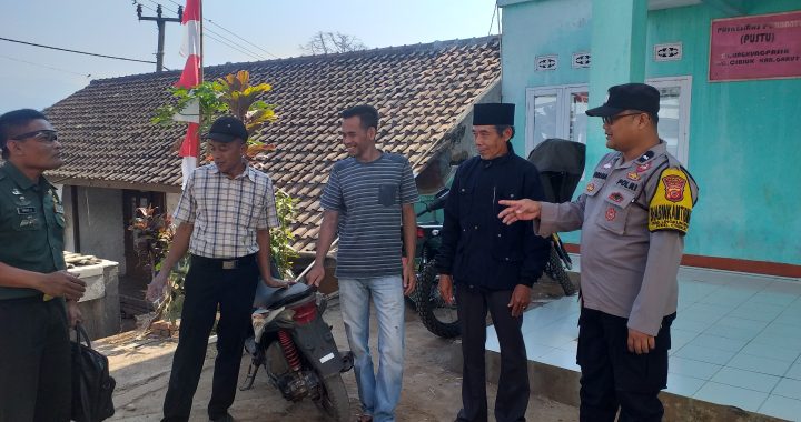 Anggota Bhabinkamtibmas polsek cibiuk himbau warga binaannya tentang masalah TPPO dan aksi premanisme