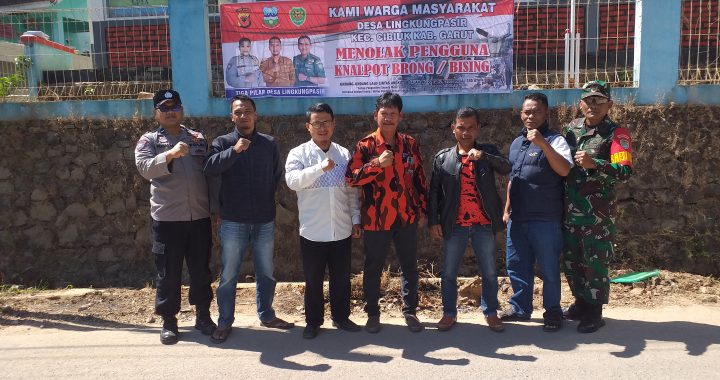 Bhabinkamtibmas Desa Ligkungpasir cibiuk melaksanakan sambang dan himbauan kamtibmas