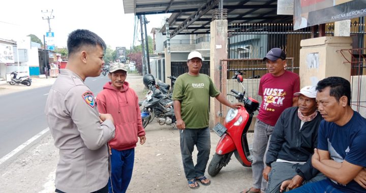 POLSEK KARANGPAWITAN KEGIATAN BHABINKAMTIBMAS DESA  JATISARI