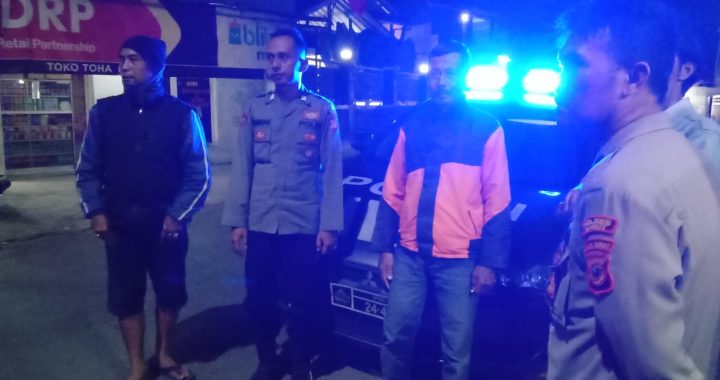 Patroli Polsek Wanaraja Ajak Warga Halau Gangguan Kamtibmas