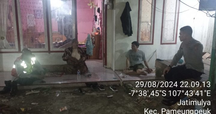 Patroli KRYD Jam Malam Polsek Pameungpeuk Cegah C3 Dalam Tahapan Pilkada