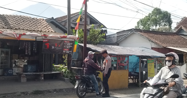 Kegiatan Penertiban Knalpot Bising Di Wilkum Polsek Cisurupan