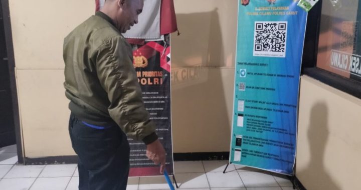 Personel Polsek Cilawu Laksanakan Bersih Mako