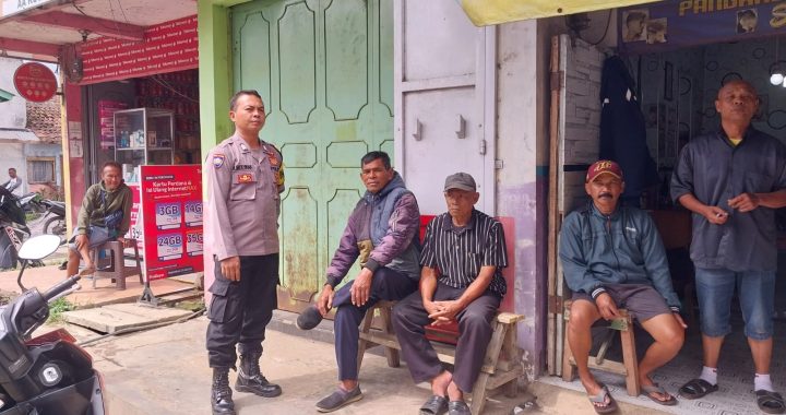 Personil Polsek Cilawu Melakukan Ngariung Warga