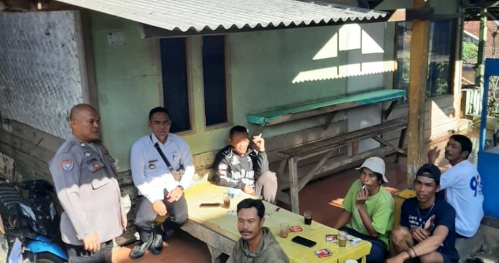 Bhabinkamtibmas Polsek Garut Kota Ngariung Kamtibmas Bersama Warga Panagan