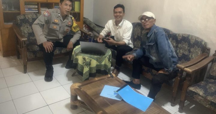 POLRES GARUT – JALIN SILATURAHMI, BHABIN POLSEK CIBATU SAMBANG WARGA DESA NANJUNGJAYA