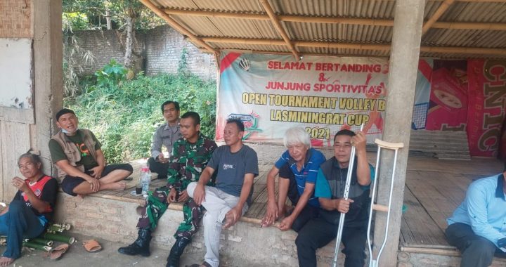 POLRES GARUT – JALIN SILATURAHMI, BHABIN POLSEK CIBATU SAMBANG WARGA DESA NANJUNGJAYA