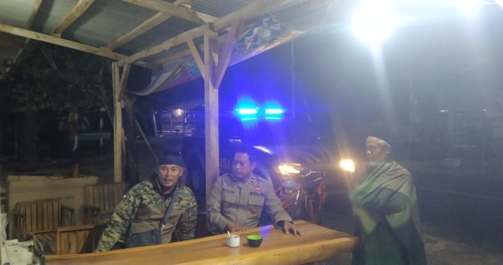 Hadirnya polri ditengah tengah malam hari polsek cikelet