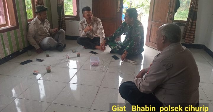 Kapolsek cihurip giat ngariung kamtibmas