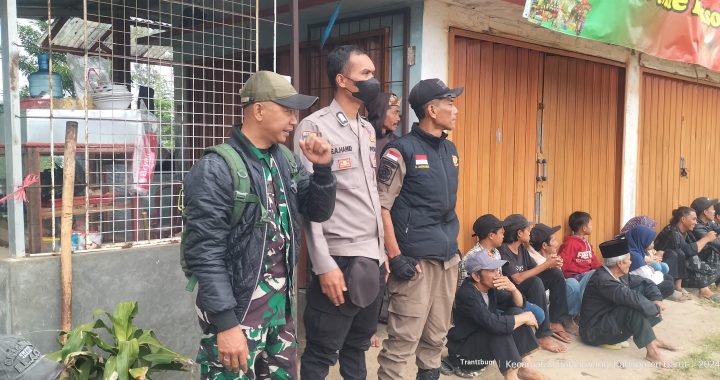 Polsek banjarwangi melaksanakan patroli pagi