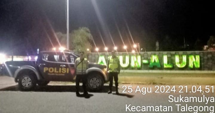 Antisipasi C3 Polsek Talegong Gelar KRYD Malam Dalam Ops Mantap Praja