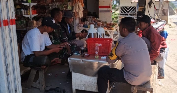 TINGKATKAN KEWASPADAAN KEPADA MASYARAKAT OLEH ANGGOTA POLSEK PAMULIHAN  DAN  LEWAT GIAT SAMBANG RW  POLSEK PAMULIHAN  –