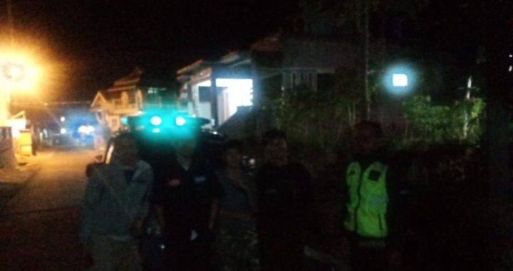 Kegiatan Patroli Malam Jaga Kondusifitas Keamanan