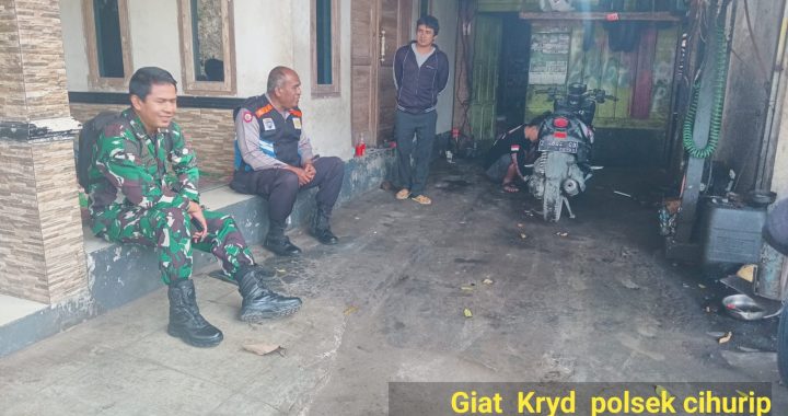 Giat ngariung kamtibmas piket polsek cihurip