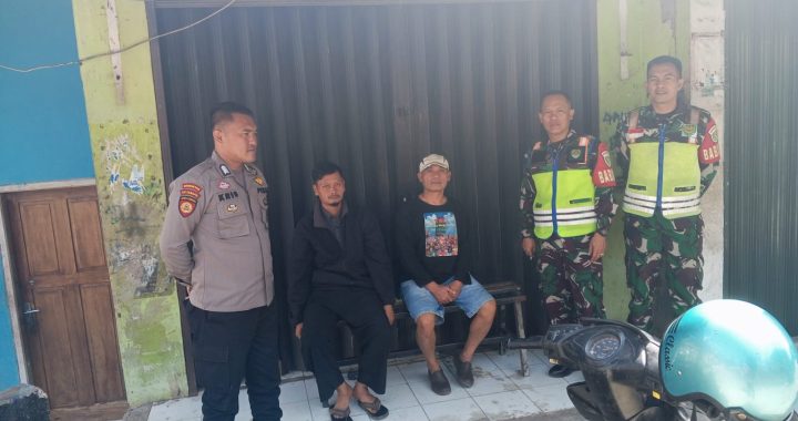 Bripka Kris septian melaksanakan giat sinergitas TNI Polri