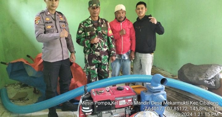 Polsek Cibalong Ngariung Kamtibmas Bersama Warga Tarisi Didampingi Babinsa