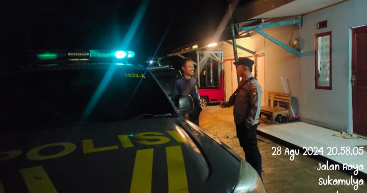 Patroli KRYD Malam Polsek Talegong Cegah C3 Dalam Ops Mantap Praja