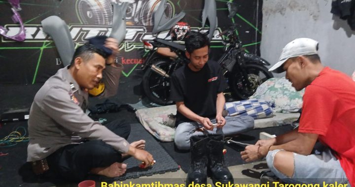 Sambang bersama warga binaan Desa Sukawangj