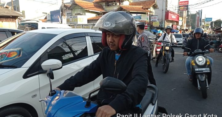 Pelayanan Rawan Pagi Personil Polsek Garut Kota