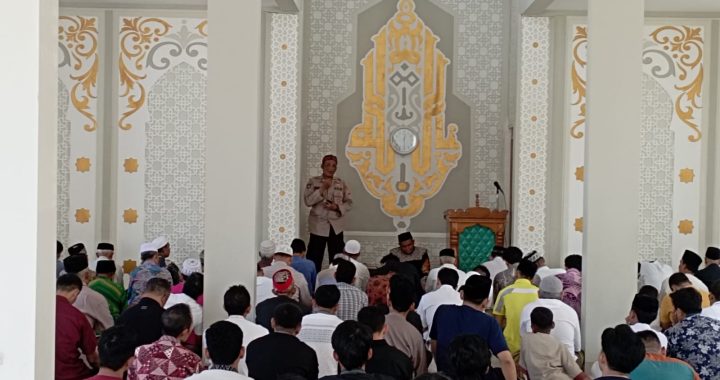 Jumat Curhat Polsek Pameungpeuk Di Gelar Bersama Jemah Masjid At.Taubah