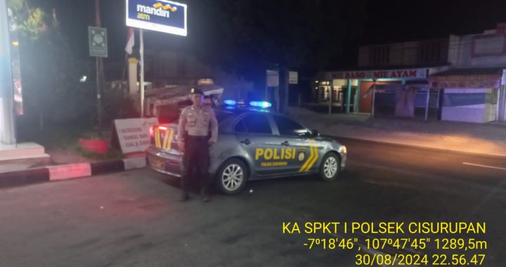 Giat Patroli Malam ke Obvit Perbankan Cisurupan