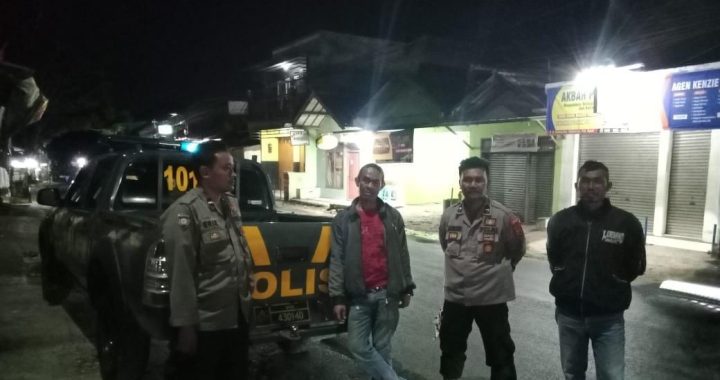 Unit Patroli Mengawasi Lokasi Rawan