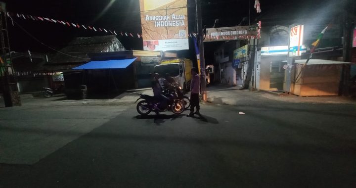 Patroli Presisi Garut Lautan Biru Di Wilkum Polsek Cisurupan