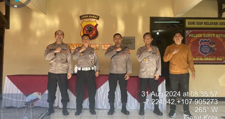 Sispam Mako Anggota Jaga Baru Polsek Garut Kota