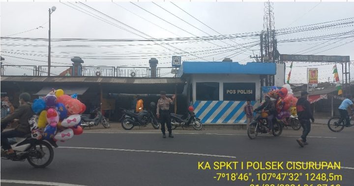 Giat Rutin Gatur Rawan Pagi Di Wilkum Polsek Cisurupan