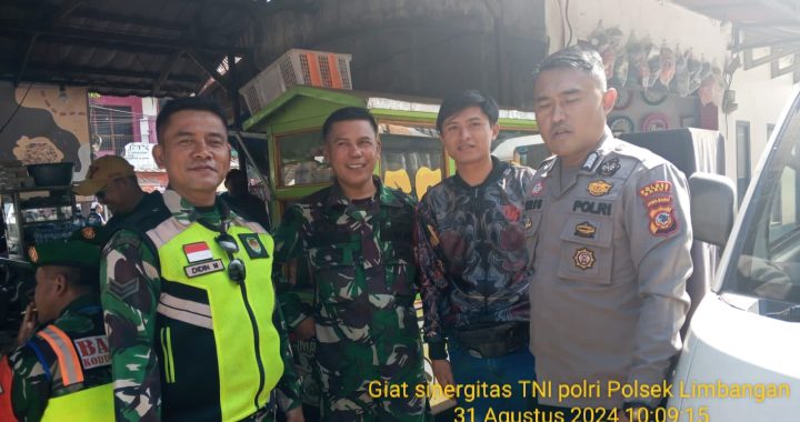 Bripka Kris septian melaksanakan giat sinergitas TNI Polri