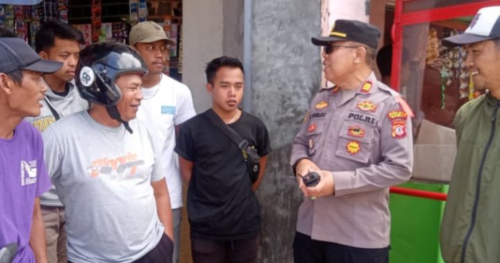 Kapolsek samarang berikan himbauan kepada warga di kp.pamulihan