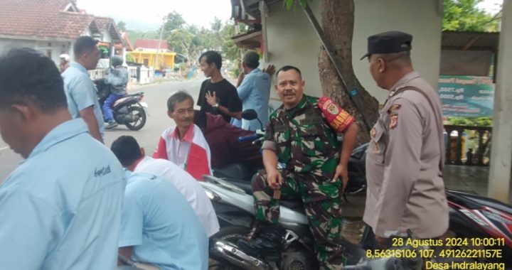 Bersinergi Untuk Negeri Sinergisitas TNI POLRI Polsek Caringin Polres Garut