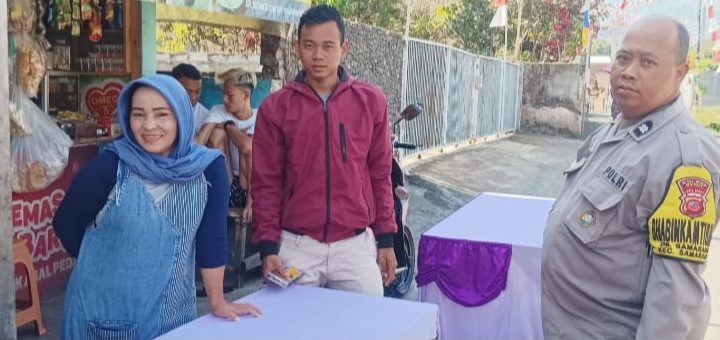 Bhabin polsek samarang sambang warga di desa samarang