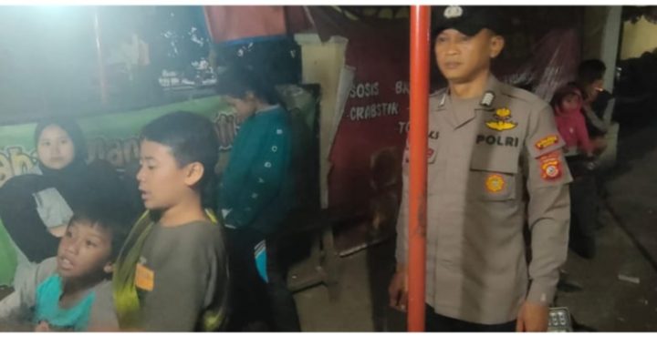 Menjaga keamanan ,personil polsek samarang rutin lakukan patroli malam