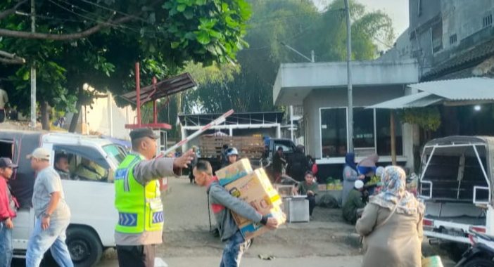 Panit lantas polsek samarang rutin laksanakan rawan pagi