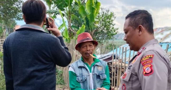 Panit samapta polsek samarang laksanakan silaturahmi kamtibmas di desa parakan