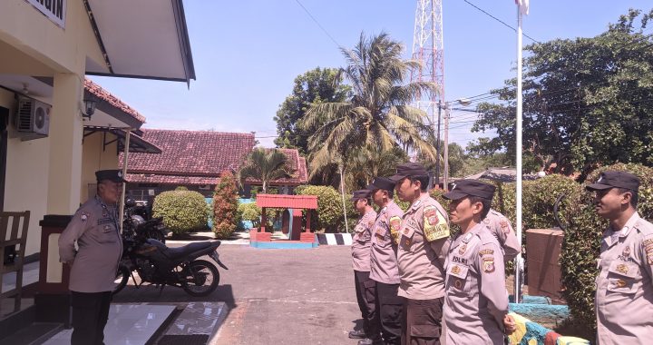 Apel Pagi Polsek Caringin Polres Garut