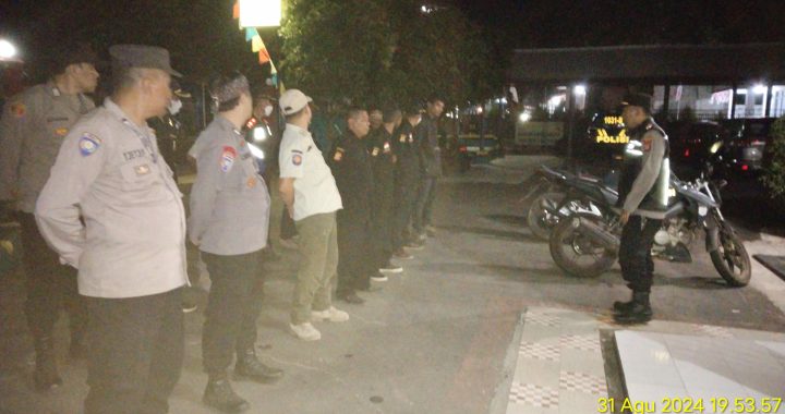 Apel Gabungan KRYD Garut Lautan Biru Polsek Caringin polres Garut