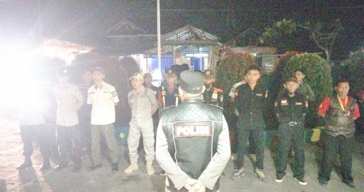 Siaga Apel gabungan KRYD Garut lautan biru polsek Caringin polres Garut