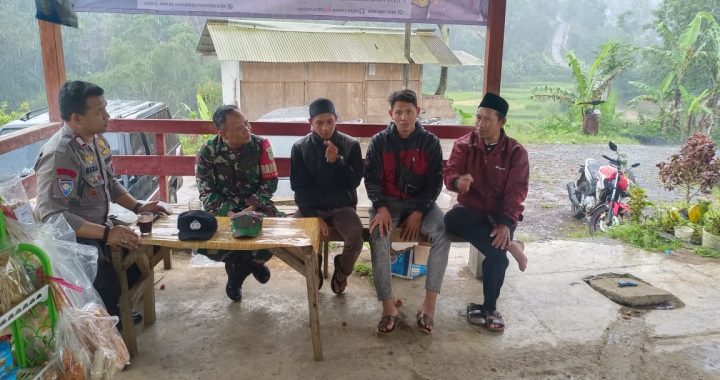 Bhabin Polsek Pasirwangi menggelar giat silaturahmi dan himbauan Tppo