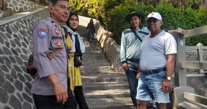 bhabin polsek sukawening sampaikan himbauan kamtibmas