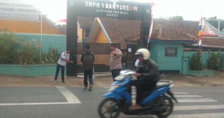 polsek banyuresmi unit samapta jam rawan pagi di smpn