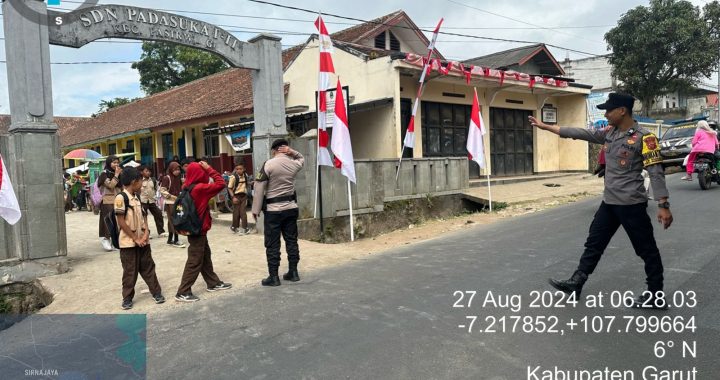 rutin melaksanakan Giat Rawan Pagi, Polsek pasirwangi