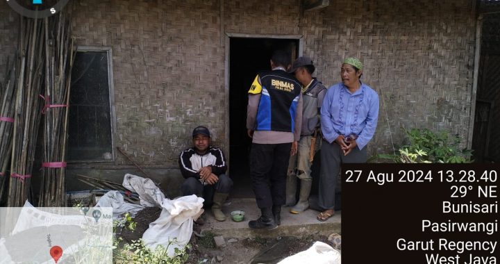 Polsek Pasirwangi silaturahmi kepada pengurus dapur areng