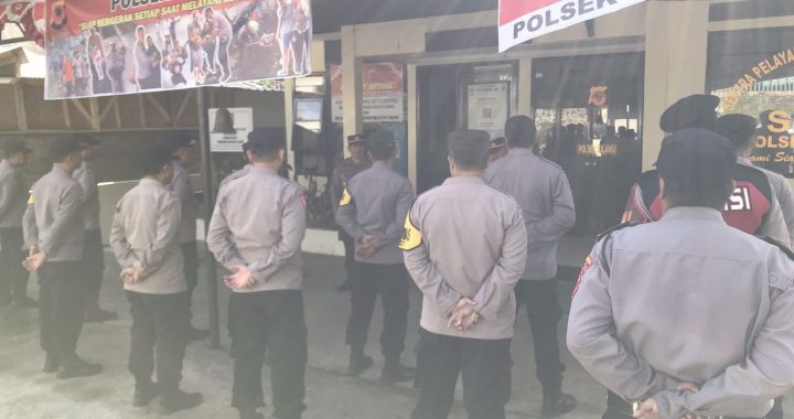 Polsek Cilawu Gelar Apel Pagi