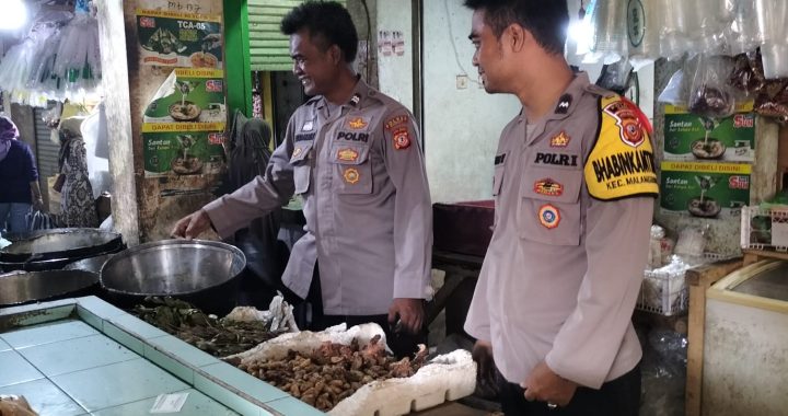 KANIT INTELKAM LAKSANAKAN PENGECEKAN HARGA BAPOKTING