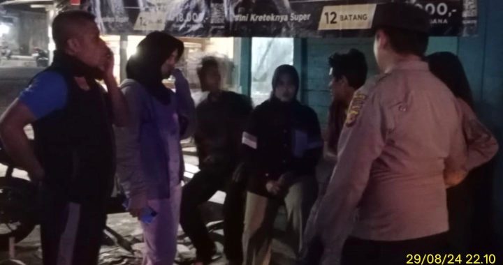 Kegiatan Patroli KRYD Malam Personil Piket Polsek Cikajang Polres Garut