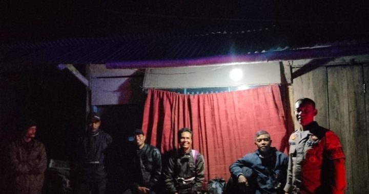 Antisipasi kerawanan, Personil Polsek Singajaya melaksanakan giat KRYD Malam