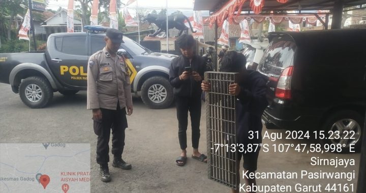 Polsek Pasirwangi melaksanakan Razia knalpot brong