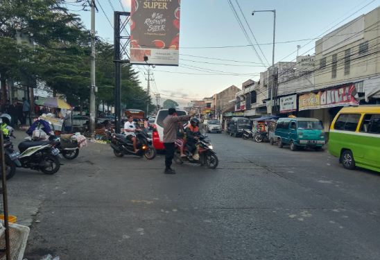 Polsek Wanaraja Rutin Lakukan Pengaturan Pagi